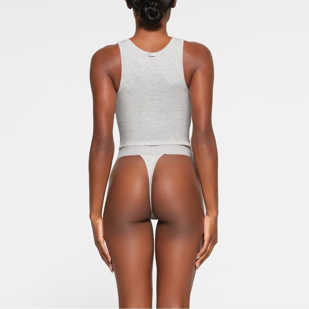 Skims Cotton Rib Tank & Boxer Set - Picture 3 of 9